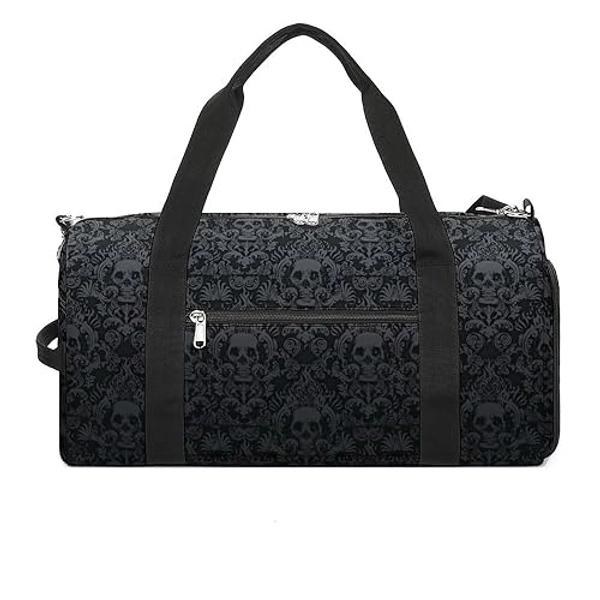 Victorian Gothic Skull Carry-On Bag