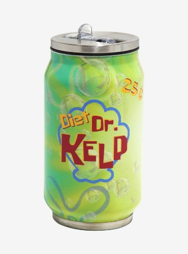 SpongeBob SquarePants Diet Dr. Kelp Soda Can Straw Cup - BoxLunch Exclusive