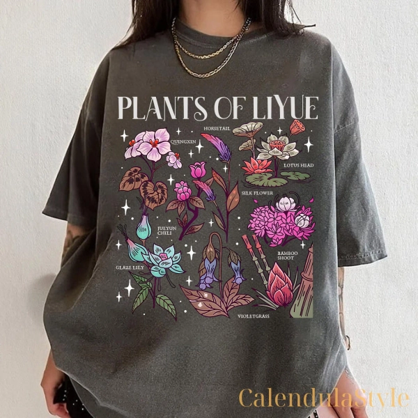 Plants of Liyue Tee M Pepper