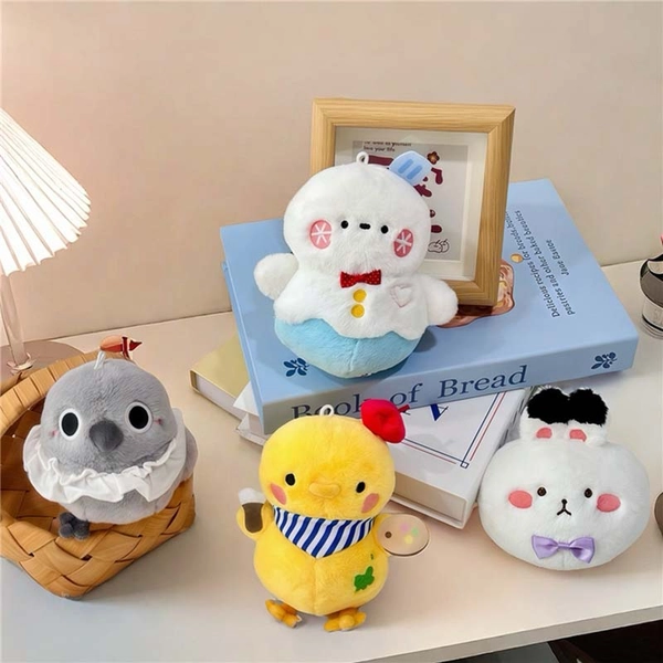 Love and Deepspace Plush Toys Sylus Grumpy Crow Snowman Xavier Rabbit Artsy Birb Rafayel - C