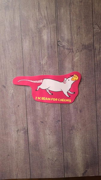 Rat Sticker / Rat / Vinyl Sticker / Journaling / Scrapbooking / Hydroflask /Hydroflask Sticker / Animal Sticker / Mouse sticker