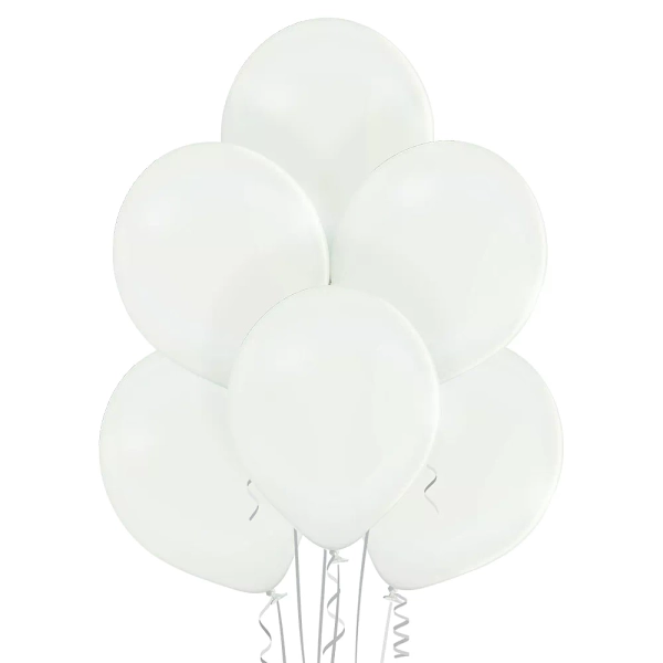 Ballon Wit Ø 30cm 50 Stuks