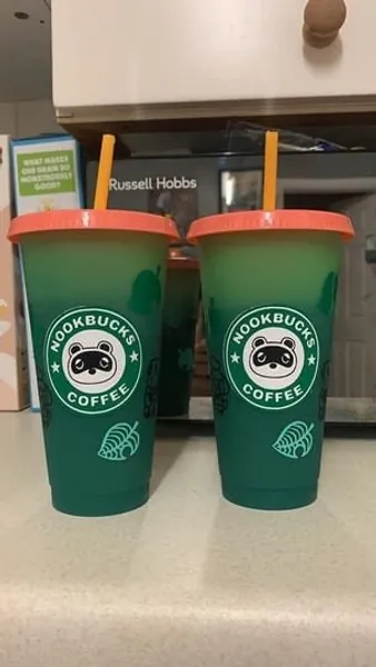 Animal Crossing Becher mit Farbwechsel