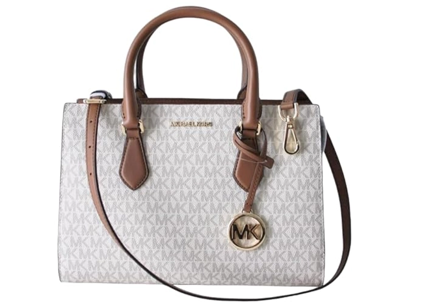 Michael Kors handbag for women Sheila satchel medium (Vanilla)