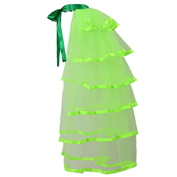 Victorian Steampunk Bustle Skirt 6 Layered Tie-on Belt Tulle Tutu Overskirt