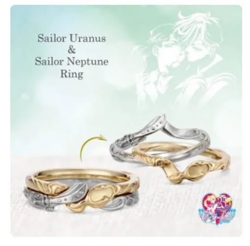 Sailor Uranus and Sailor Neptune Rings