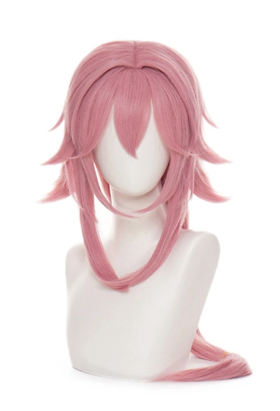 Genshin Impact Yae Miko Cosplay Wig Pink Wig