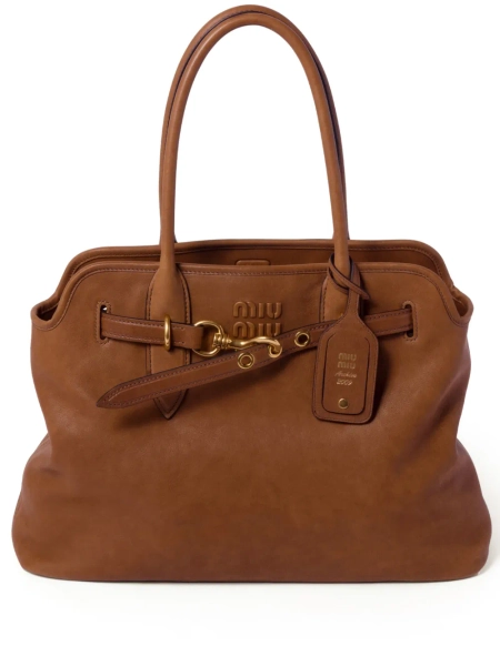 Miu Miu Aventure nappa leather bag | One Size