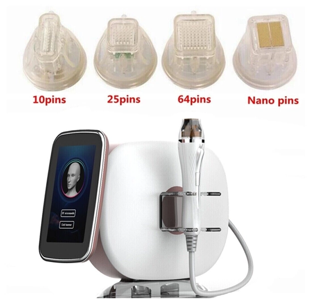 Portable RF Beauty Machine Insulated Gold Plated 10/25/64/nano Pins Cartridge