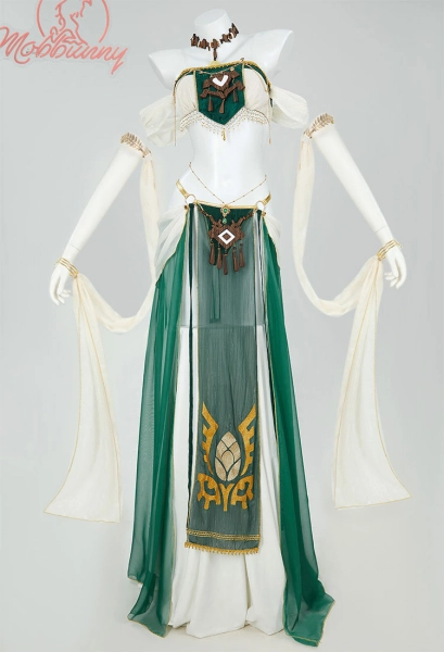 Princess Zelda Derivative Sexy Dance Style Lingerie Costume Short Top and Skirt with Headpiece Necklace