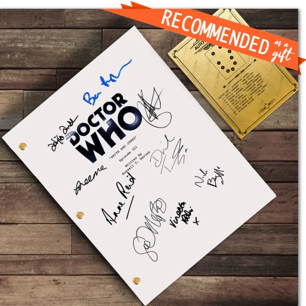 Doctor Who TV Signed Script Autograph Screenplay David Tennant Billie Piper Rose Tyler Freema Agyeman Martha Jones Tardis Daleks - Etsy UK