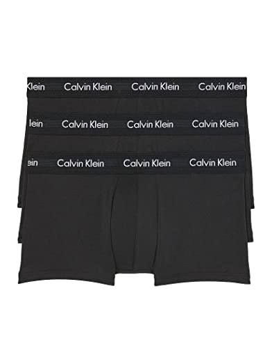 Calvin Klein Cotton Stretch Low Rise Trunk 3-Pack NB2614 - Medium - 3 Black