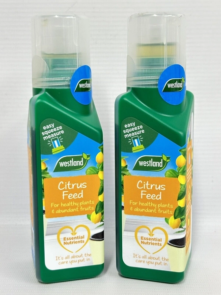 Westland Citrus Tree Feed 2 X 200ml Concentrate Easy Dose Healthy Plant Food