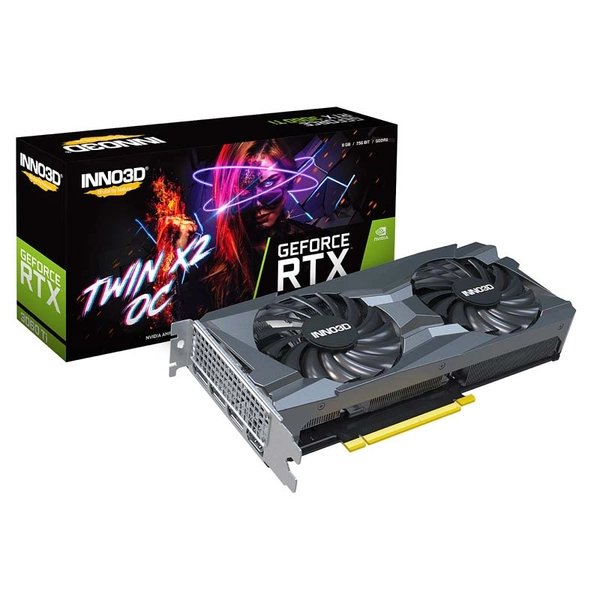 Inno3D GeForce RTX 3060 Ti Twin X2 OC LHR 8GB GDDR6 - Maroc
