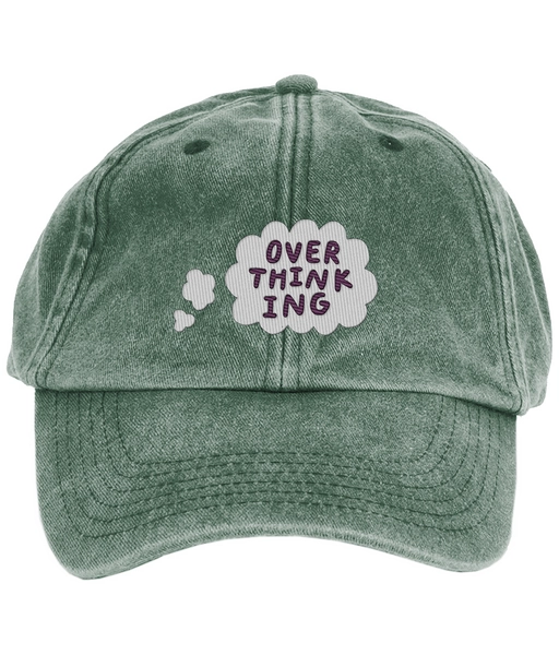 Over Thinking - Embroidered Cap — The Sad Ghost Club