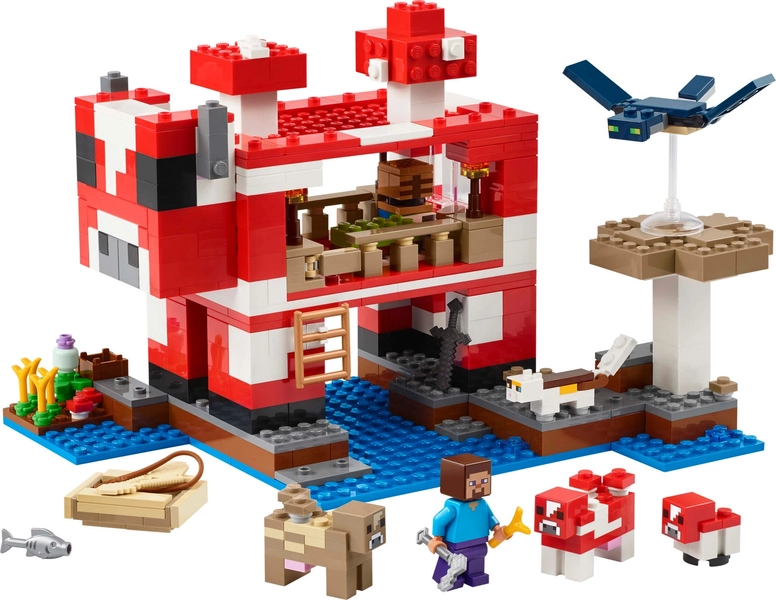 The Mooshroom House 21270 | Minecraft® | Buy online at the Official LEGO® Shop US 