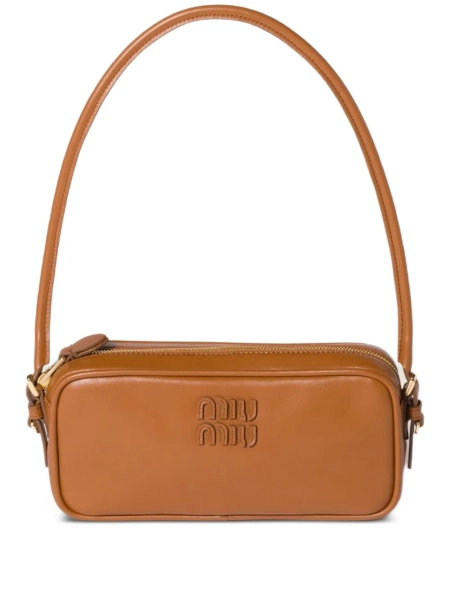 Miu Miu leather logo-plaque mini bag | One Size