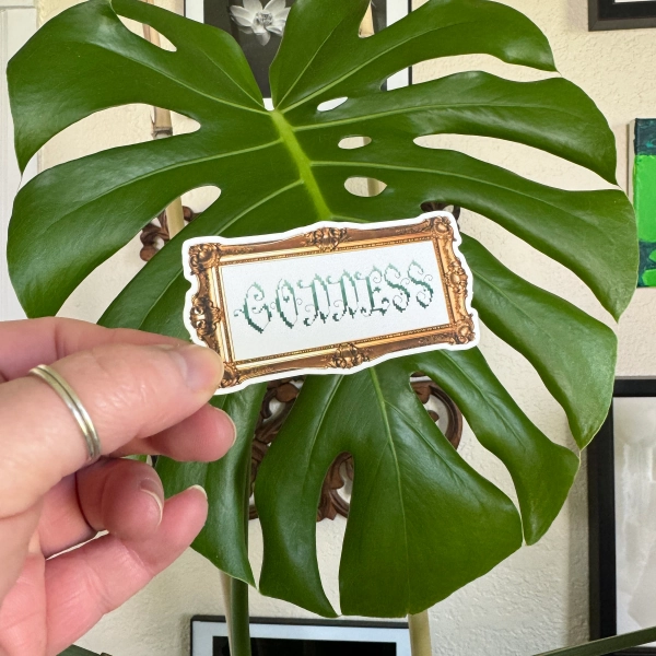 Goddess - Sticker - Quinn Audio - Audio Quote