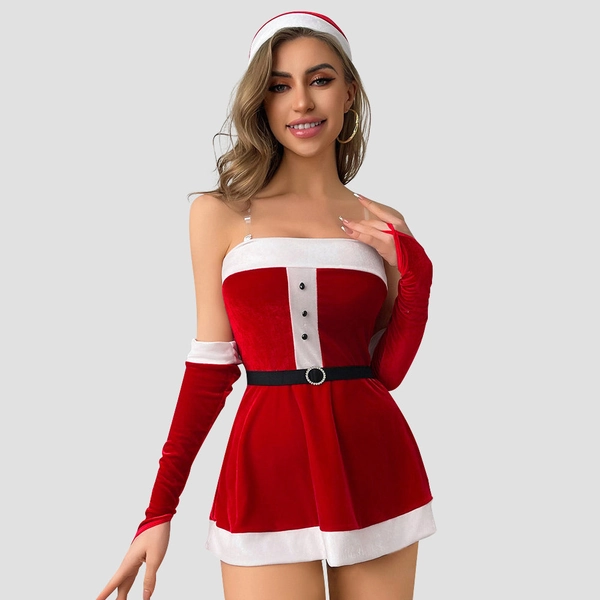 Deluxe Santa Claus Cosplay Costume