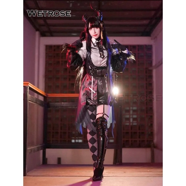 [COSPLAY] Nerissa Ravencroft Hololive EN Vtuber Cosplay Costume Wig Full Set