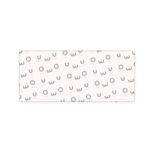 UwU OwO Deskmat | Vanilla