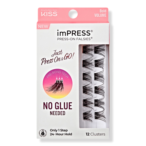 imPRESS Press-On Falsies Eyelash Clusters, Bold Volume