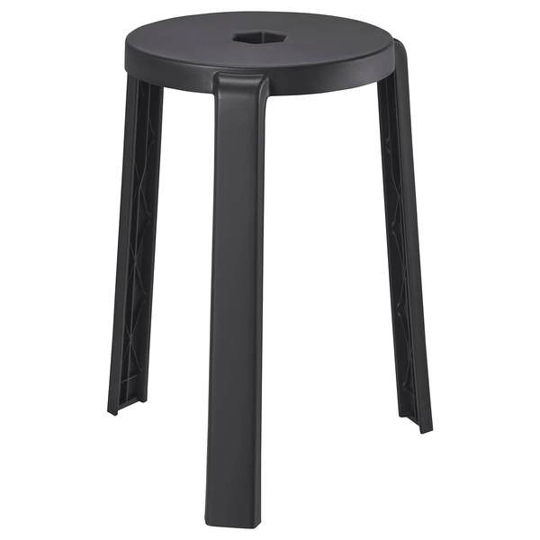IBBARBO Stool - dark gray