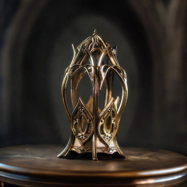 Laurelin Elven Lantern - Lord of the Rings-Inspired Lamp