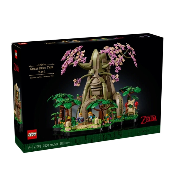 LEGO - (2500-tlg. Set) The Legend of Zelda Klemmbausteine Spielzeug Building Modell Bausatz (77092) - Deku Baum 2in1
