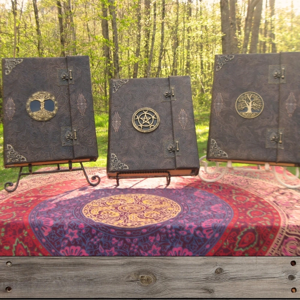 3 Book Set Book of Shadows/Book of Spells/Book of Herbs Learn Wicca Practice Spells  grimoire Witch Practical  White Magic
