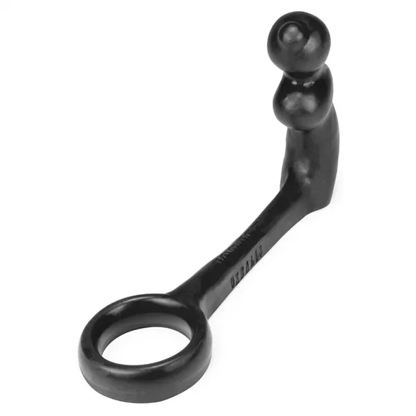NUBBER prostate humpplug+cockring asslock OXBALLS LIQUID PLATINUM SILICONE black
