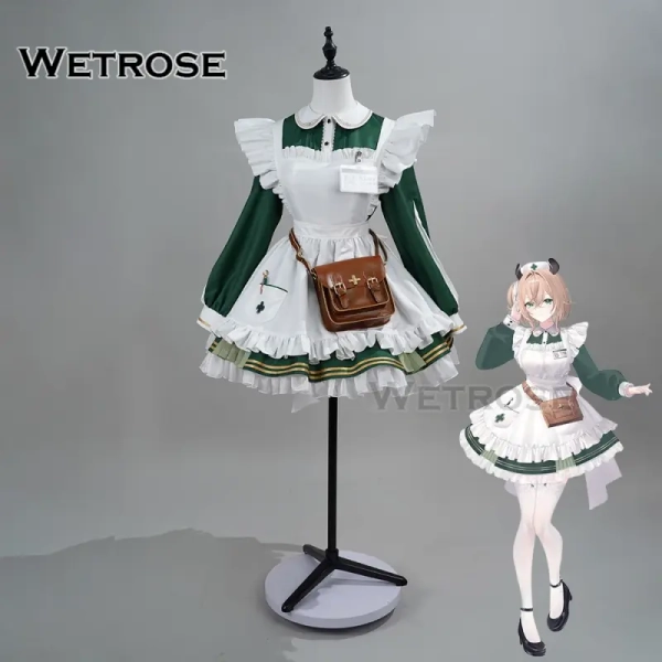 NimiCOS - [Wetrose] Pre-Order Virtual YouTuber Vtuber Nimi Nightmare Nurse Maid Cosplay Costume