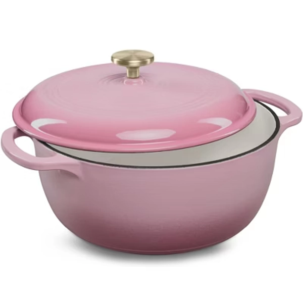 Best Choice Products 6 Quart Enamel Cast-Iron Dutch Oven, Heavy-Duty Cookware w/ Dual Handles, Lid