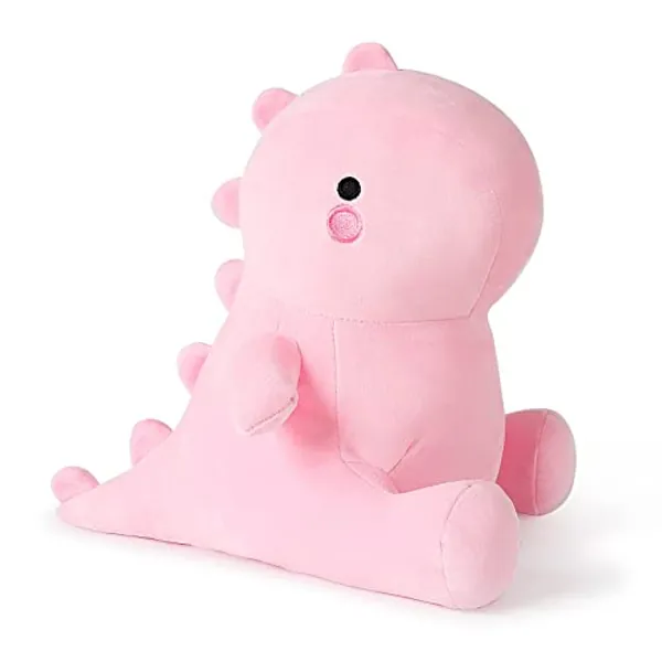 shownicer Plüschtier Dinosaurier Kuscheltier Stofftier Kawaii Dino Plüsch, Plüschsaurier Plüschkissen Spielzeug, Wurfkissen, Kissen Puppe, Schmusetier Geschenk Gefüllt für Kinder Mädchen Jungen