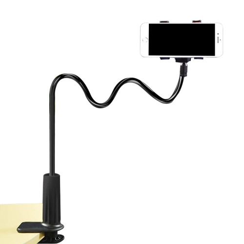 Flexible Cell Phone Holder for Bed Desktop Mobile Phone Holder, Suitable for 4-6.5 inch Mobile Phone Support 360 ° Rotation, Compatible with iPhone 11 / Samsung S20 and Other Mobile Phones - 