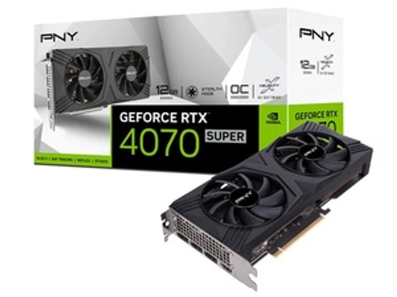 PNY GeForce RTX 4070 SUPER 12GB VERTO Overclocked Dual Fan Graphics Card | Nvidia Graphics