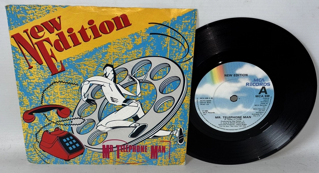 New Edition – Mr. Telephone Man - 1984 Vinyl 7" Single - MCA 938