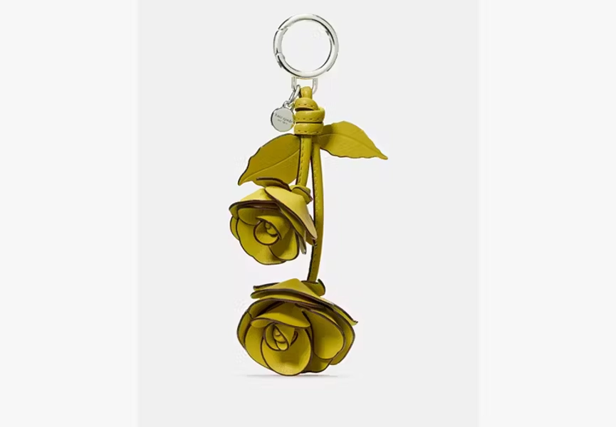 Lime Slice Charmed Rose Bag Charm