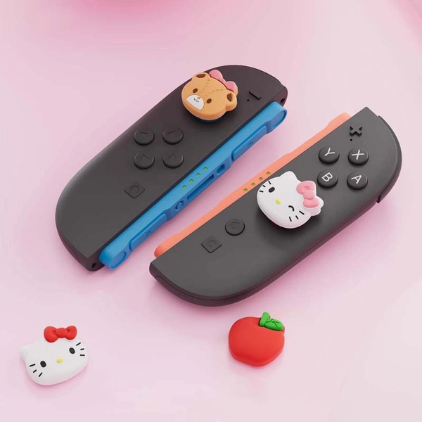 Official Kitty Switch 2 Thumb Grip Caps Cute Nintendo Switch 2 Accessories