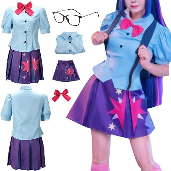 TOVPAO Twilight Sparkle Cosplay Costume Twilight Sparkle Cosplay Dress Full Set