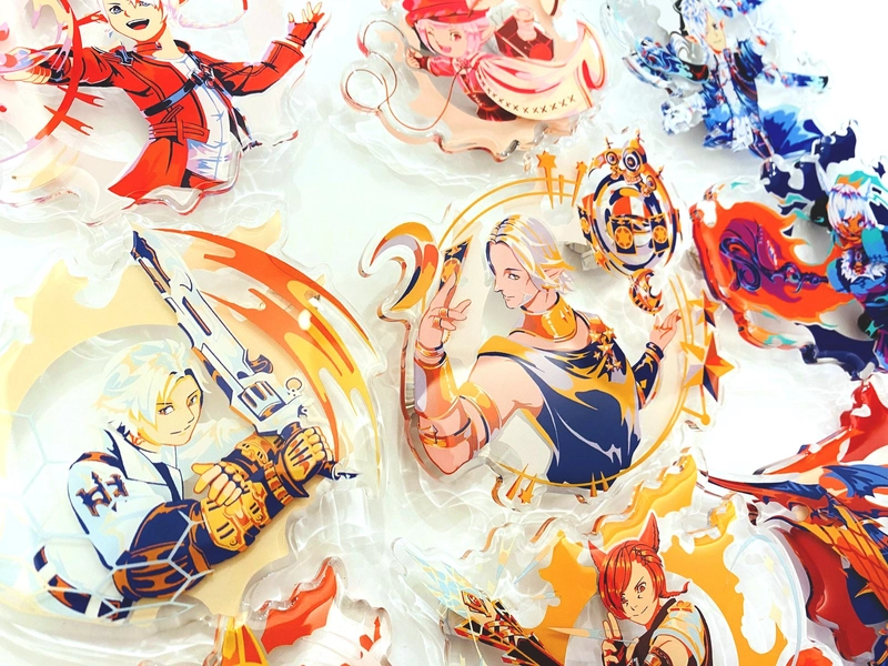 FFXIV - Scions of the Seventh Dawn + Zero (Acrylic Pins)