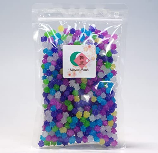 Mayca Moon Konpeito Japanese Tiny Sugar Candy Crystal type 200g (Tanabata) - Tanabata