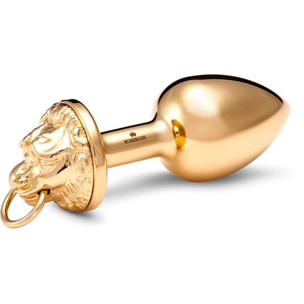 ♤ Butt plug Medium Gold Lion Gold Luxe
