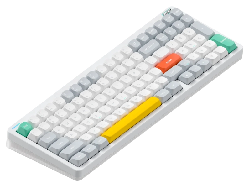 NuPhy Halo96 V2 RGB Iconic White Mechanical Keyboard, Mint SW
