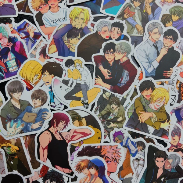 Assorted Yaoi Stickers - Etsy