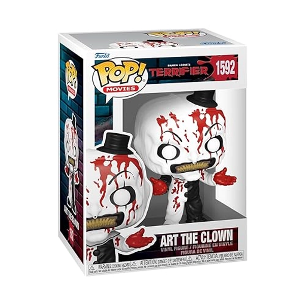 Funko POP! Movies: Terrifier 2 - Art The Clown - Bloody - Collectable Vinyl Figure - Gift Idea - Official Merchandise - for Kids & Adults - Horror Fans - Model Figure for Collectors and Display