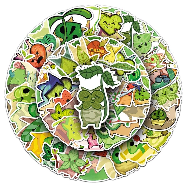 50PCS Korok Stickers Zelda Laptop Decal Waterproof Cute Korok Decor