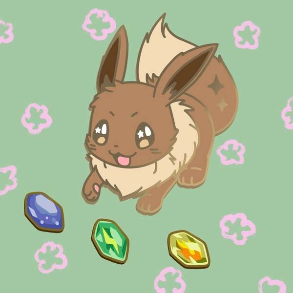 Eevolve Pin + Stones