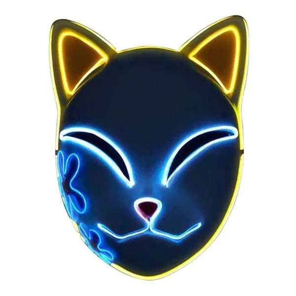 LED Demon Slayer Mask