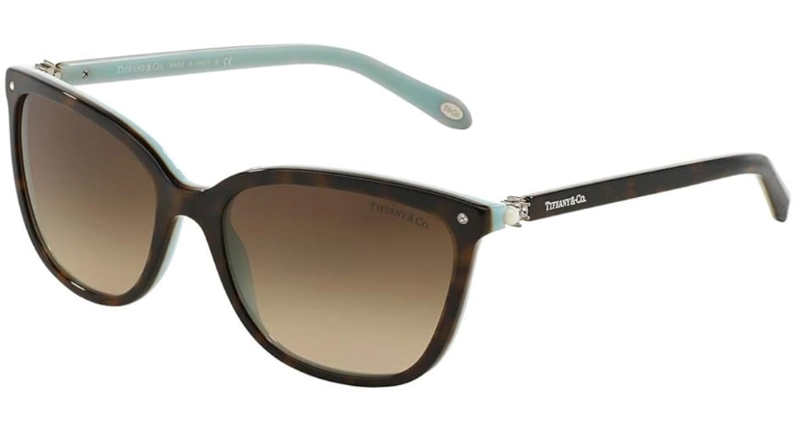 Tiffany & Co. TF 4105HB - 81343B Sunglasses Tortoise w/Gradient Brown Lens 55mm